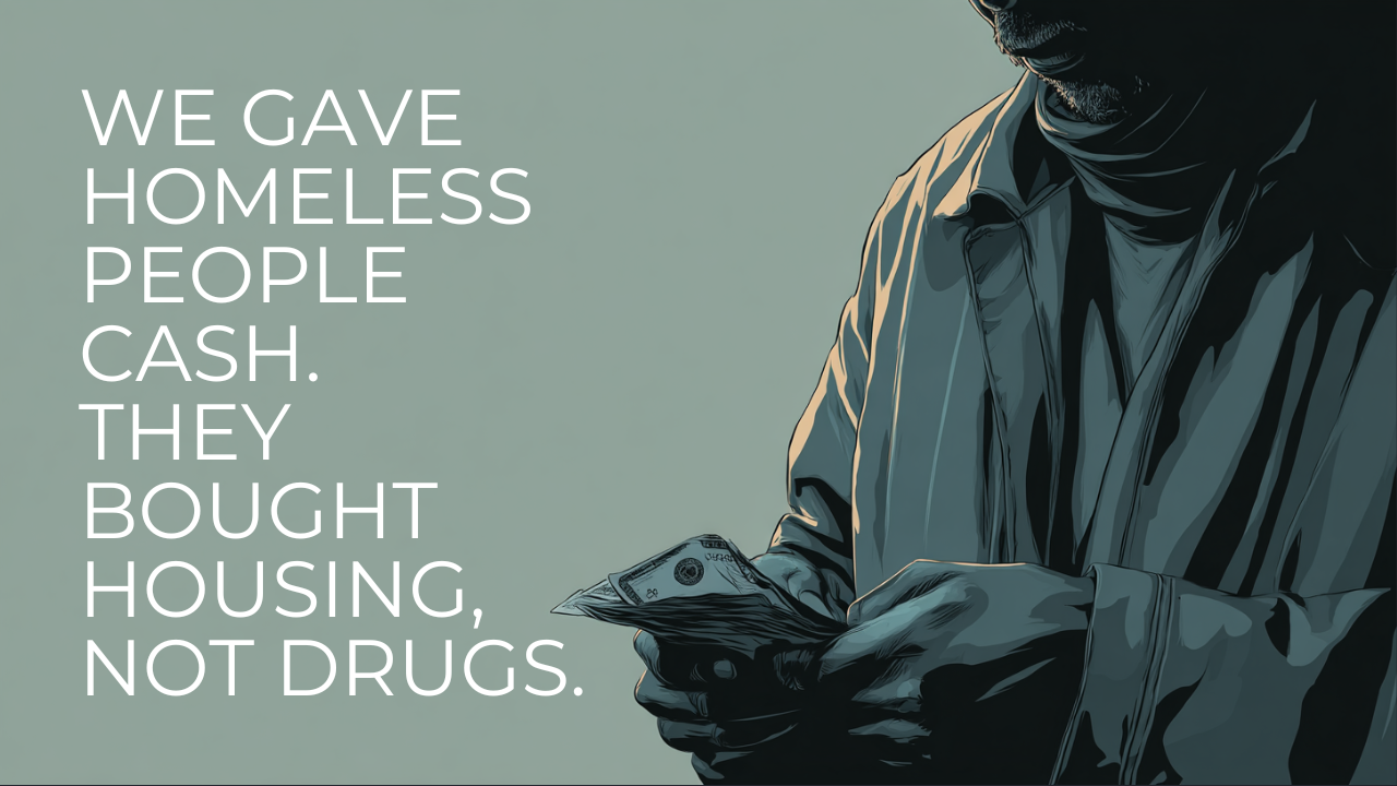 We Gave Homeless People Cash. They Bought Housing Not Drugs.